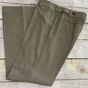 Ann Taylor 6P Signature Pant, Dark Tan with black speck